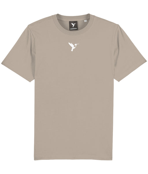 Hummingbird Label Bird of Thunder logo on desert T-shirt